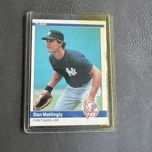 1984 Fleer Don Mattingly RC #131 New York Yankees  NrMint +